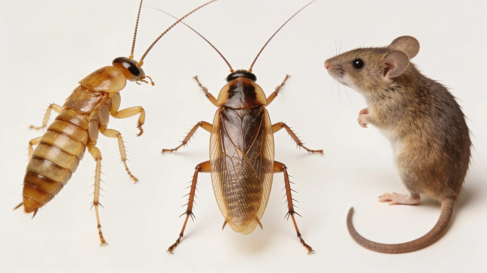 Common household pests in Melbourne: termite, cockroach, mouse